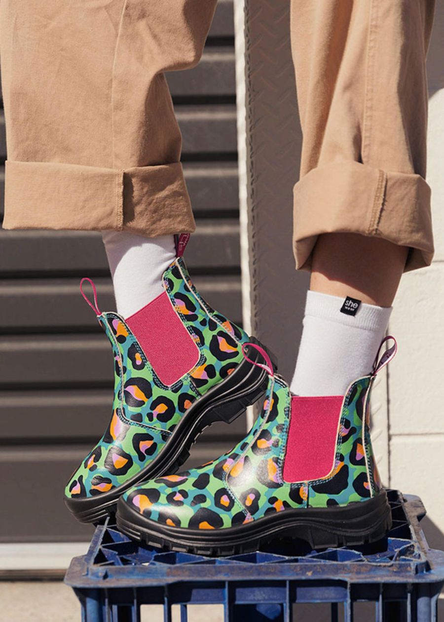 kasey rainbow x she wear lifestyle boots