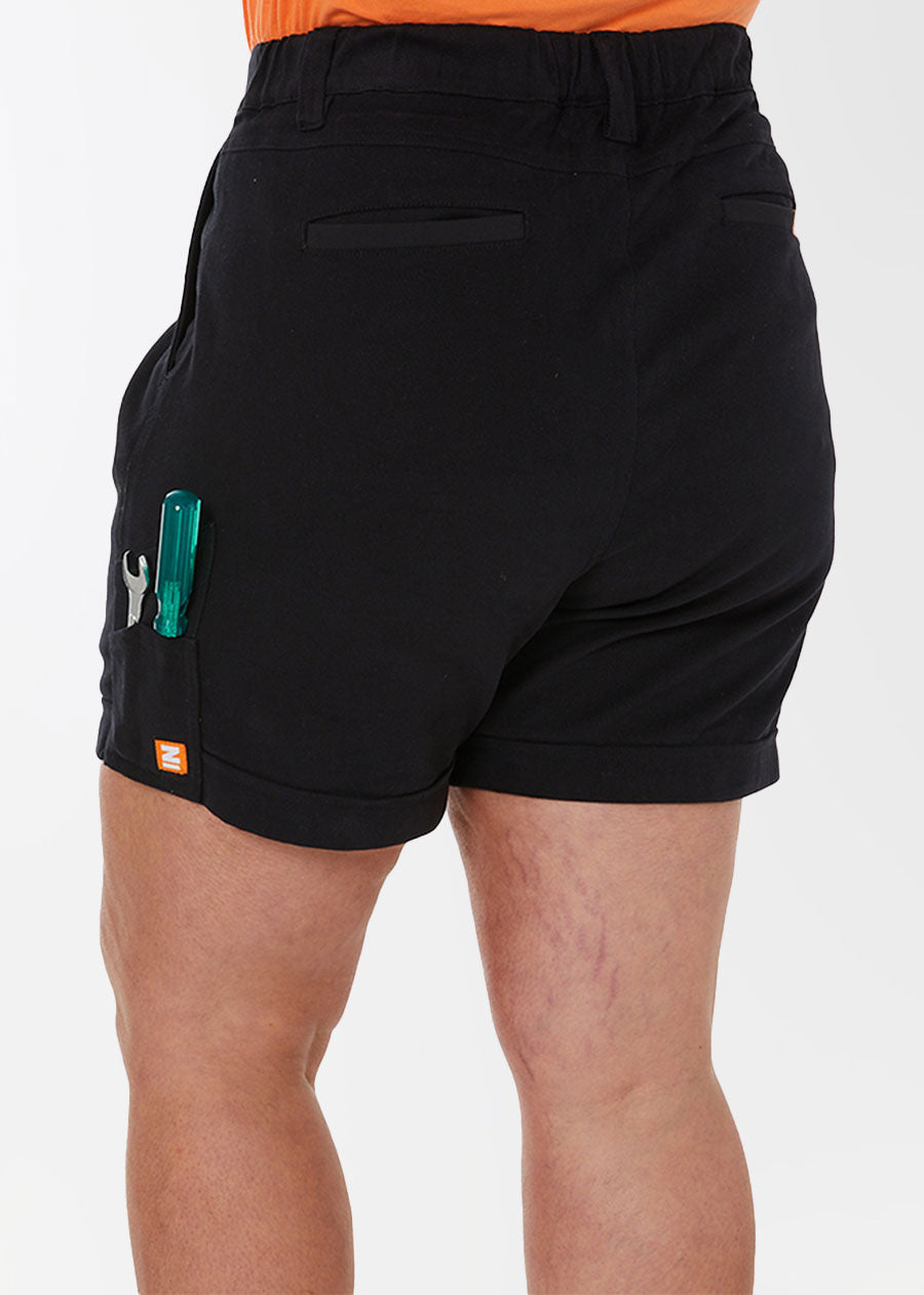 Zadie workwear the workz short black she wear