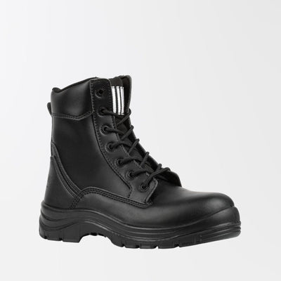 vegan womens work boots in black