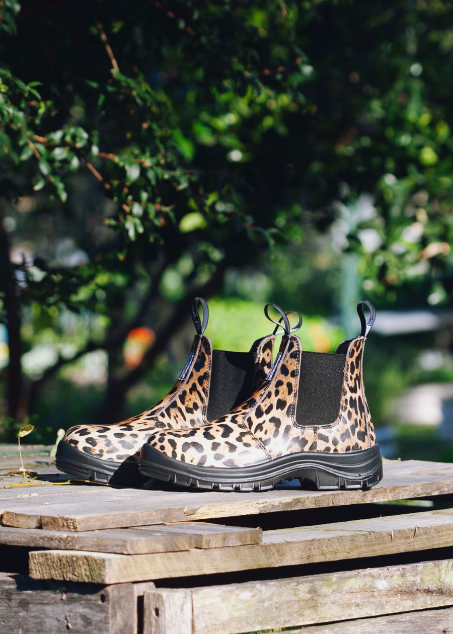 Booties leopard best sale